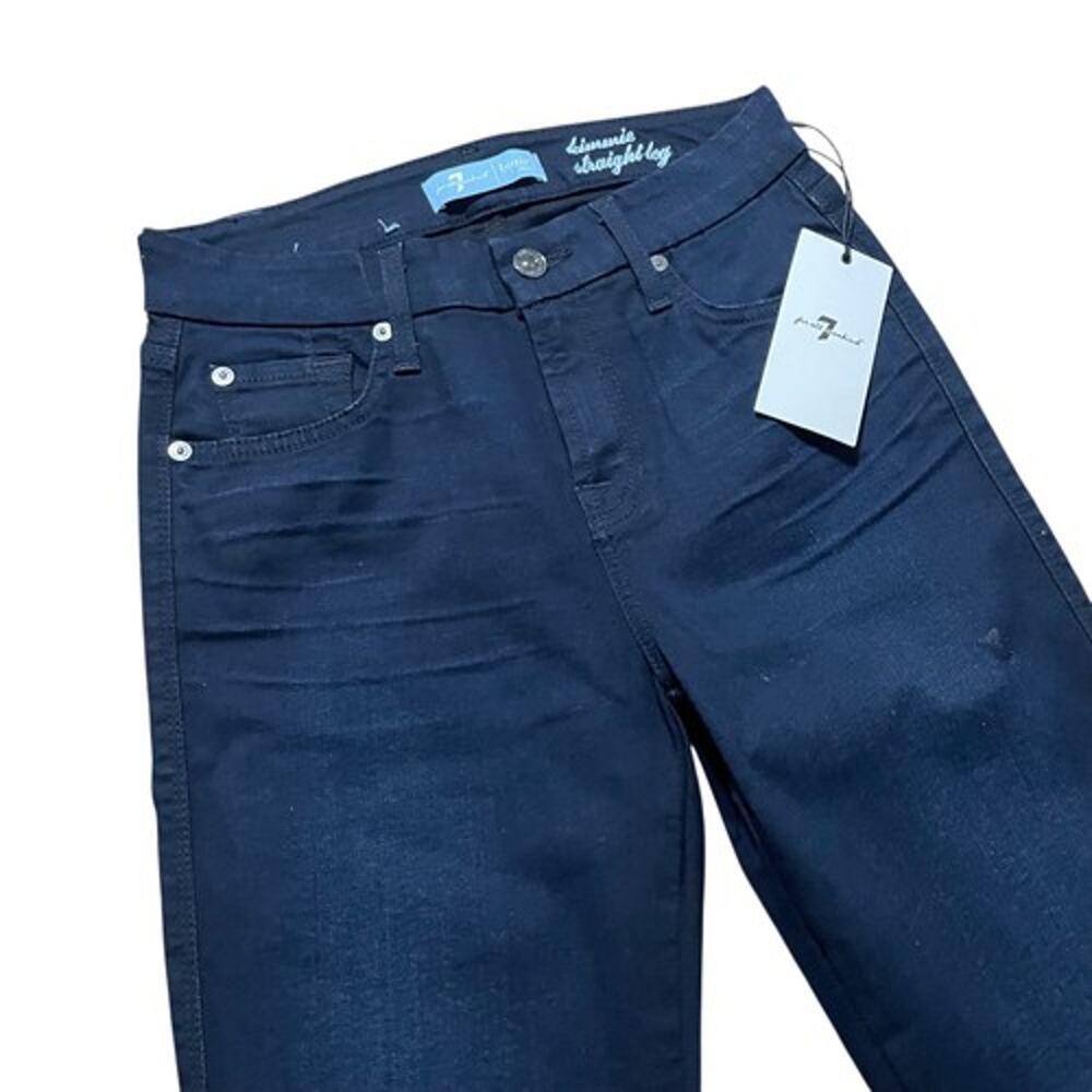 NWT Seven Jeans Women 25x32.5 Kimmie Dark Wash Skinny Stretch Straight Leg $178